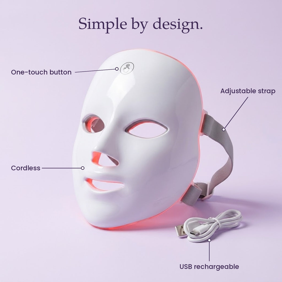 Lumalily 7-Color LED Face Mask